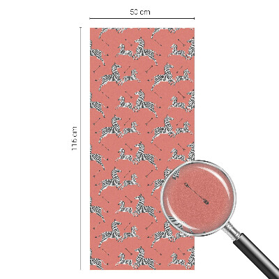 Dekoratív üvegfólia ablakra Zebra motívum