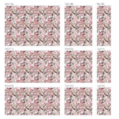 Színes mintás ablakfólia Pasztell virágok