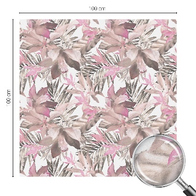 Színes mintás ablakfólia Pasztell virágok