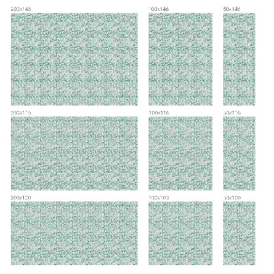 Öntapadós ablakfólia ólomüveg mintával Zöld hullám