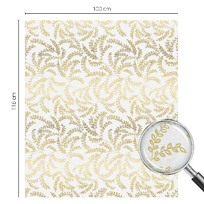 Öntapadós ablakfólia ólomüveg mintával Növényminta