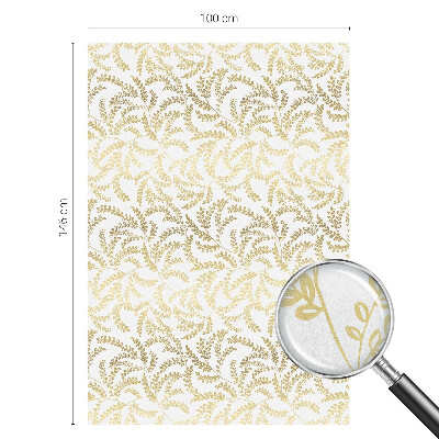 Öntapadós ablakfólia ólomüveg mintával Növényminta