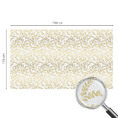 Öntapadós ablakfólia ólomüveg mintával Növényminta