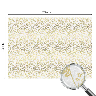 Öntapadós ablakfólia ólomüveg mintával Növényminta