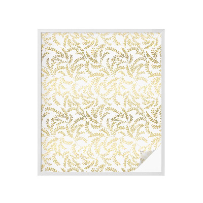 Öntapadós ablakfólia ólomüveg mintával Növényminta