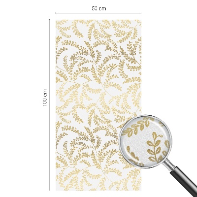 Öntapadós ablakfólia ólomüveg mintával Növényminta