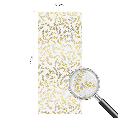 Öntapadós ablakfólia ólomüveg mintával Növényminta