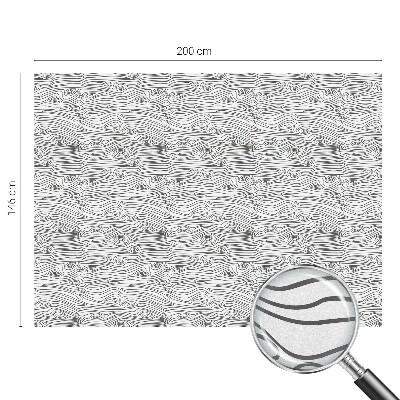 Öntapadós üvegfólia vitrázs mintával Fa vonalak