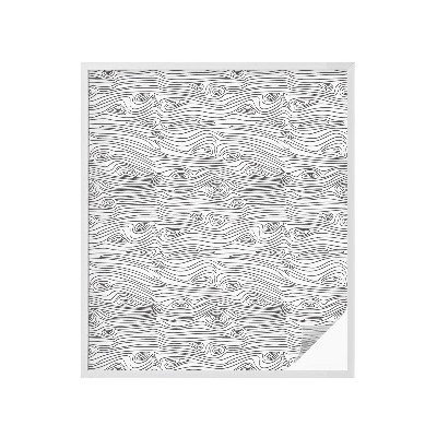 Öntapadós üvegfólia vitrázs mintával Fa vonalak