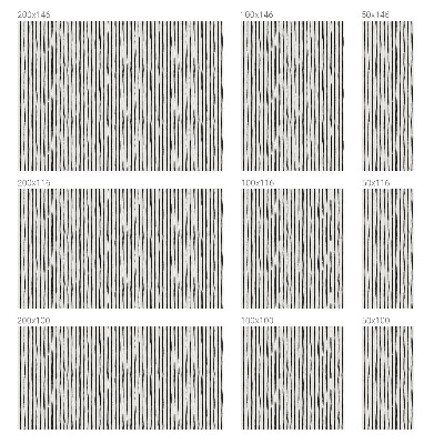 Öntapadós belátásgátló fólia Függőleges csíkok