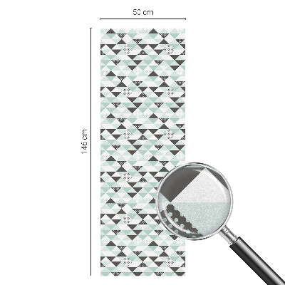 Dekoratív üvegfólia ablakra Háromszög alakú minták