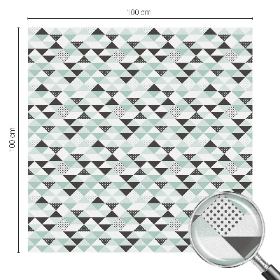 Dekoratív üvegfólia ablakra Háromszög alakú minták