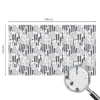 Öntapadós üvegfólia vitrázs mintával Csíkok és pöttyök