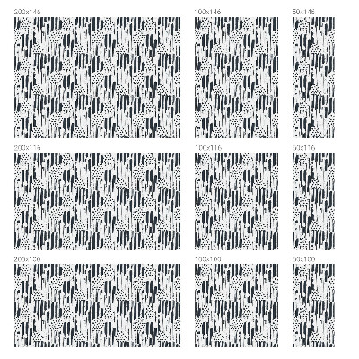 Öntapadós üvegfólia vitrázs mintával Csíkok és pöttyök