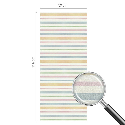 Színes mintás ablakfólia Pasztell csíkok