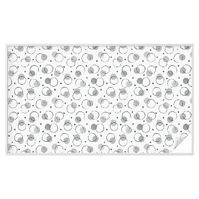 Öntapadós ablakfólia ólomüveg mintával Szürke kerekek