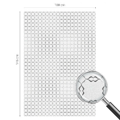 Dekoratív üvegfólia ablakra Geometriai vonalak