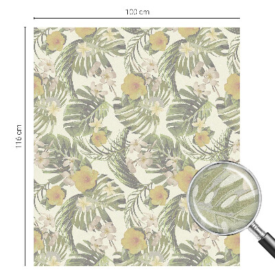 Öntapadós belátásgátló fólia Trópusi téma