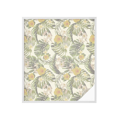 Öntapadós belátásgátló fólia Trópusi téma