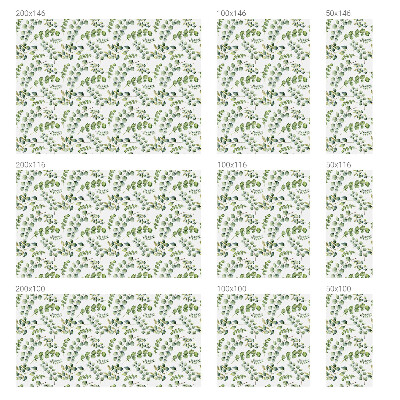 Színes mintás ablakfólia Botanikai levelek