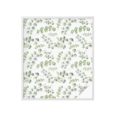 Színes mintás ablakfólia Botanikai levelek