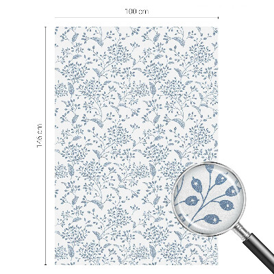 Dekoratív üvegfólia ablakra Növényi motívum