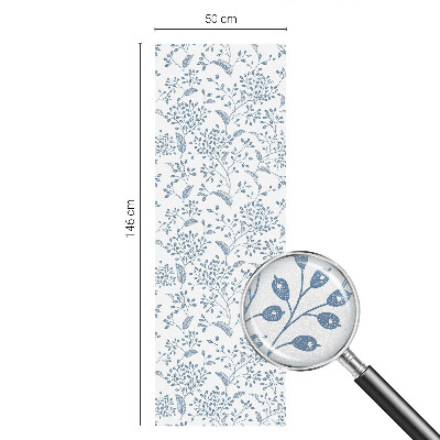 Dekoratív üvegfólia ablakra Növényi motívum