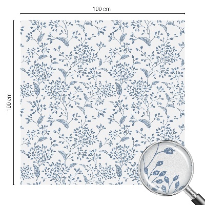 Dekoratív üvegfólia ablakra Növényi motívum