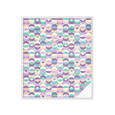 Színes mintás ablakfólia Színes minták