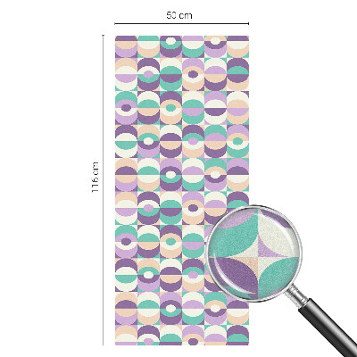 Színes mintás ablakfólia Színes minták