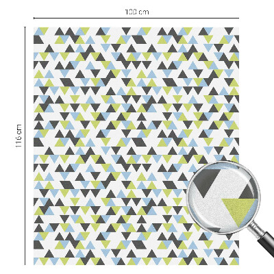 Öntapadós belátásgátló fólia Geometriai háromszögek