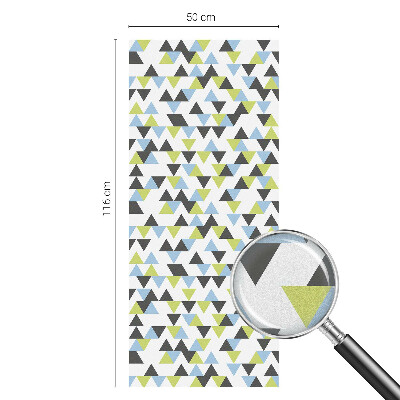 Öntapadós belátásgátló fólia Geometriai háromszögek