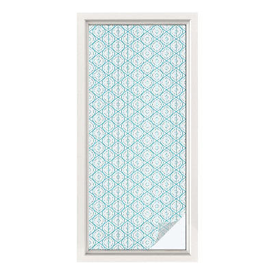 Dekoratív üvegfólia ablakra Ovális szimmetria