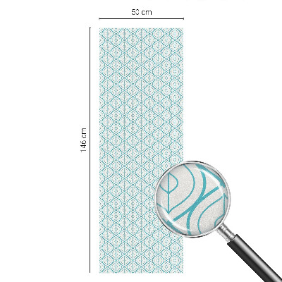 Dekoratív üvegfólia ablakra Ovális szimmetria