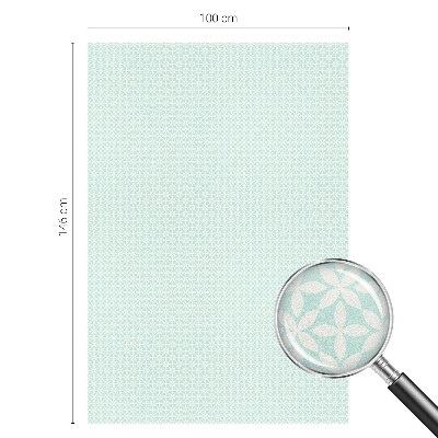 Dekoratív üvegfólia ablakra Virágszimmetria