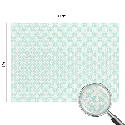 Dekoratív üvegfólia ablakra Virágszimmetria