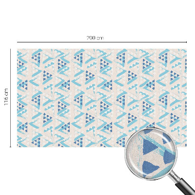 Öntapadós üvegfólia vitrázs mintával Geometriai minták