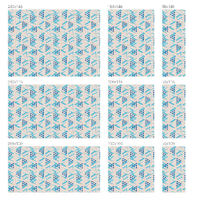 Öntapadós üvegfólia vitrázs mintával Geometriai minták