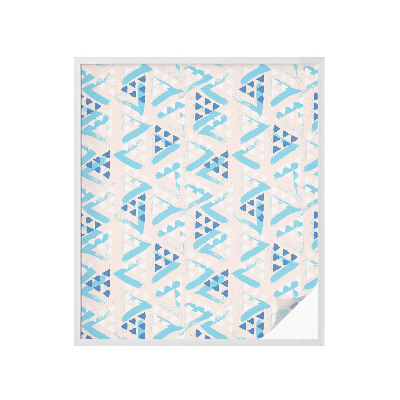 Öntapadós üvegfólia vitrázs mintával Geometriai minták