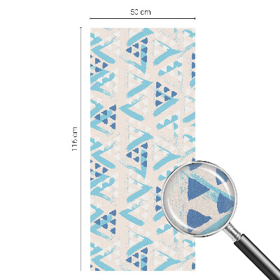 Öntapadós üvegfólia vitrázs mintával Geometriai minták