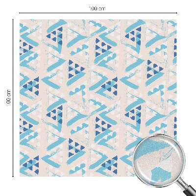 Öntapadós üvegfólia vitrázs mintával Geometriai minták