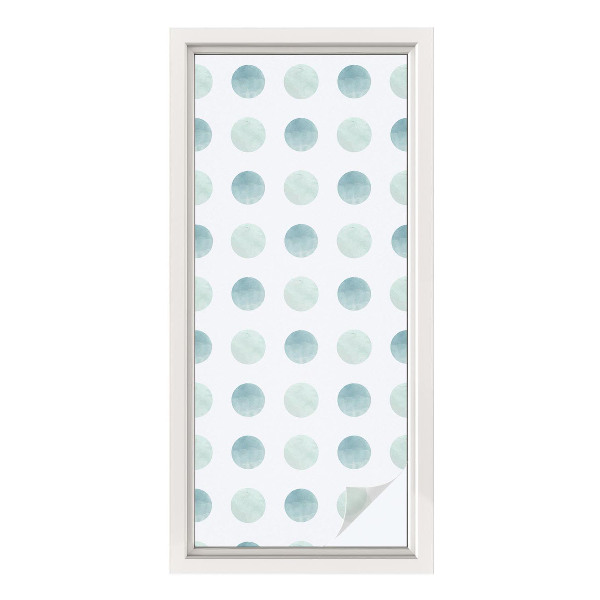 Színes mintás ablakfólia Finom körök