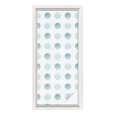 Színes mintás ablakfólia Finom körök