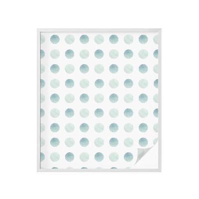 Színes mintás ablakfólia Finom körök