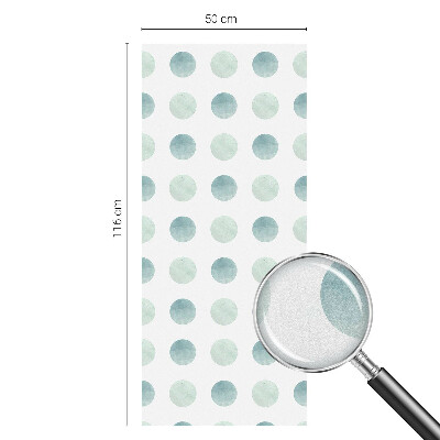 Színes mintás ablakfólia Finom körök