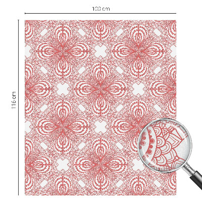 Öntapadós ablakfólia ólomüveg mintával Csipke minták