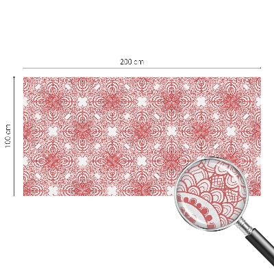 Öntapadós ablakfólia ólomüveg mintával Csipke minták