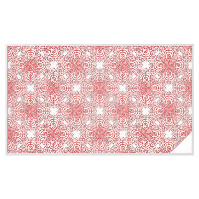 Öntapadós ablakfólia ólomüveg mintával Csipke minták