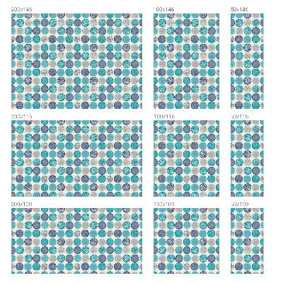 Színes mintás ablakfólia Geometriai körök