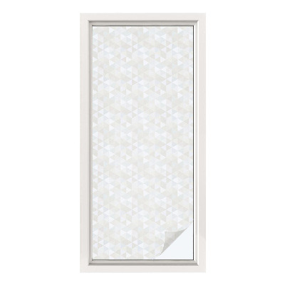 Öntapadós ablakfólia ólomüveg mintával Geometriai minták